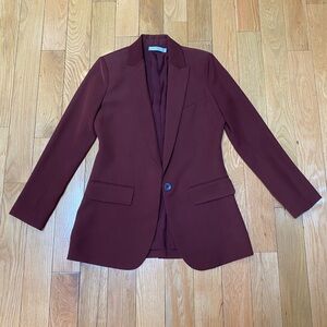 Vince Burgundy Blazer Jacket